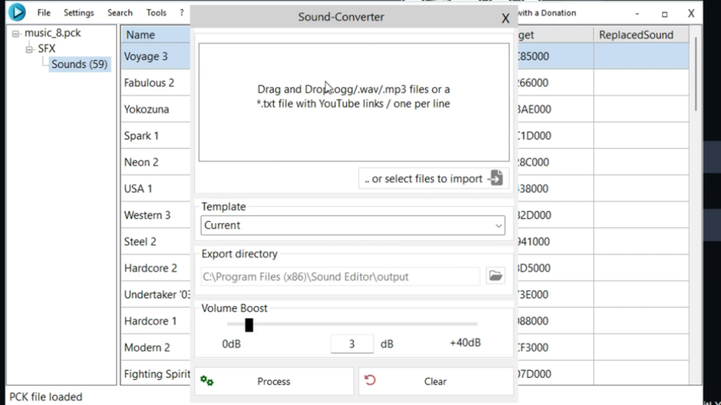 wem file convert