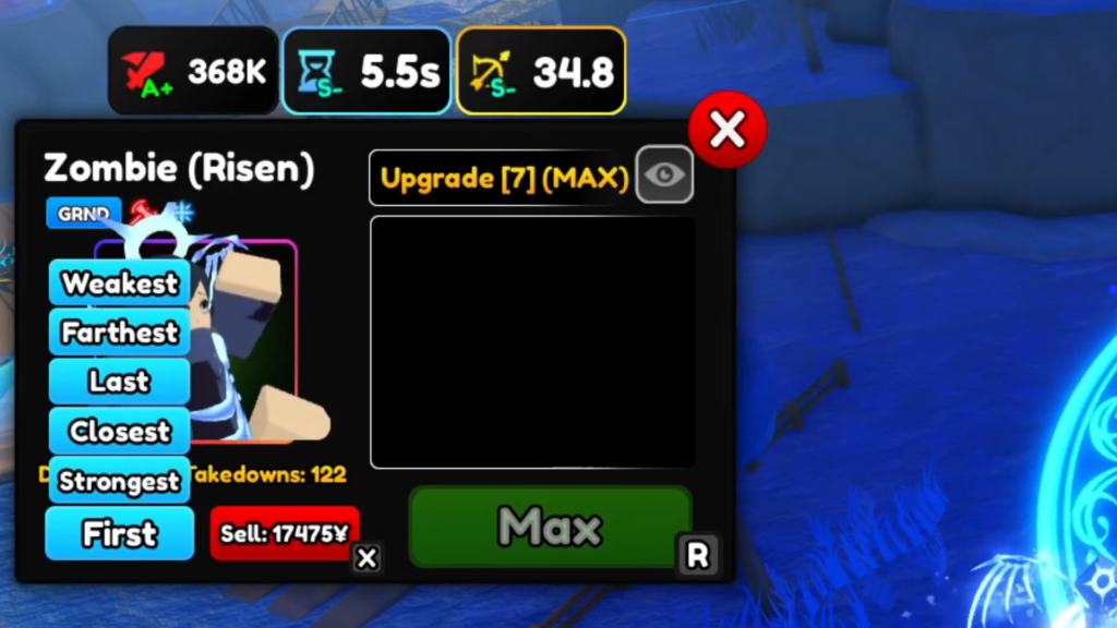 zombie max upgrade