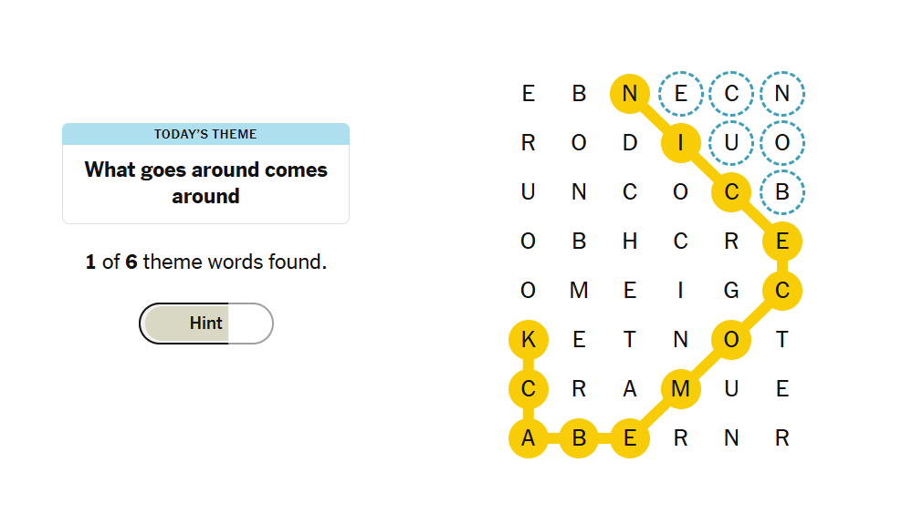 nyt strands hints