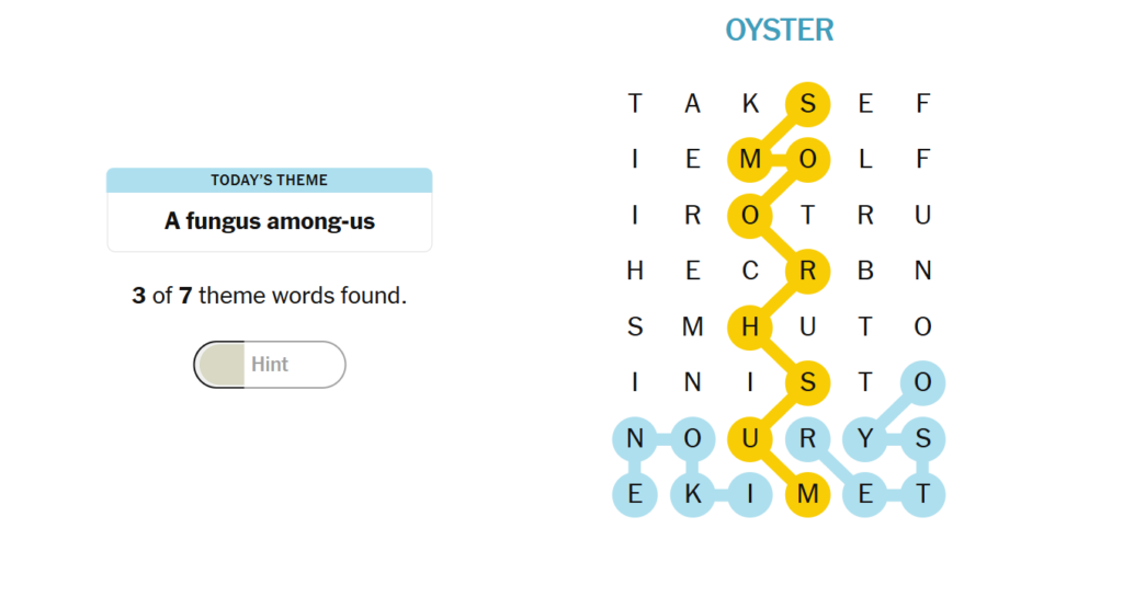 oyster in nyt 