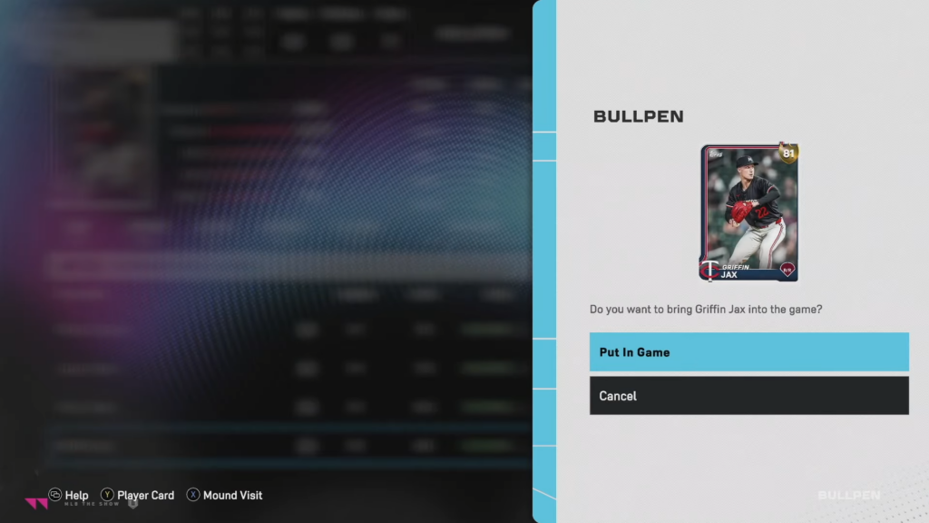 You can put Bullpen pitchers in the game without warming them up in MLB The Show 25,