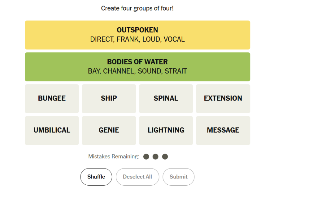 green group in nyt 