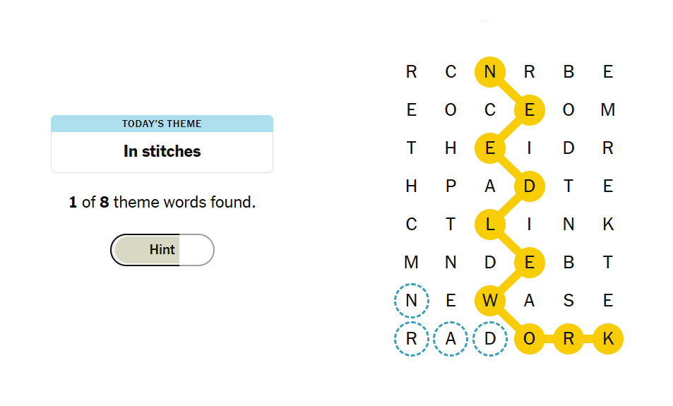 hints nyt strands march 23