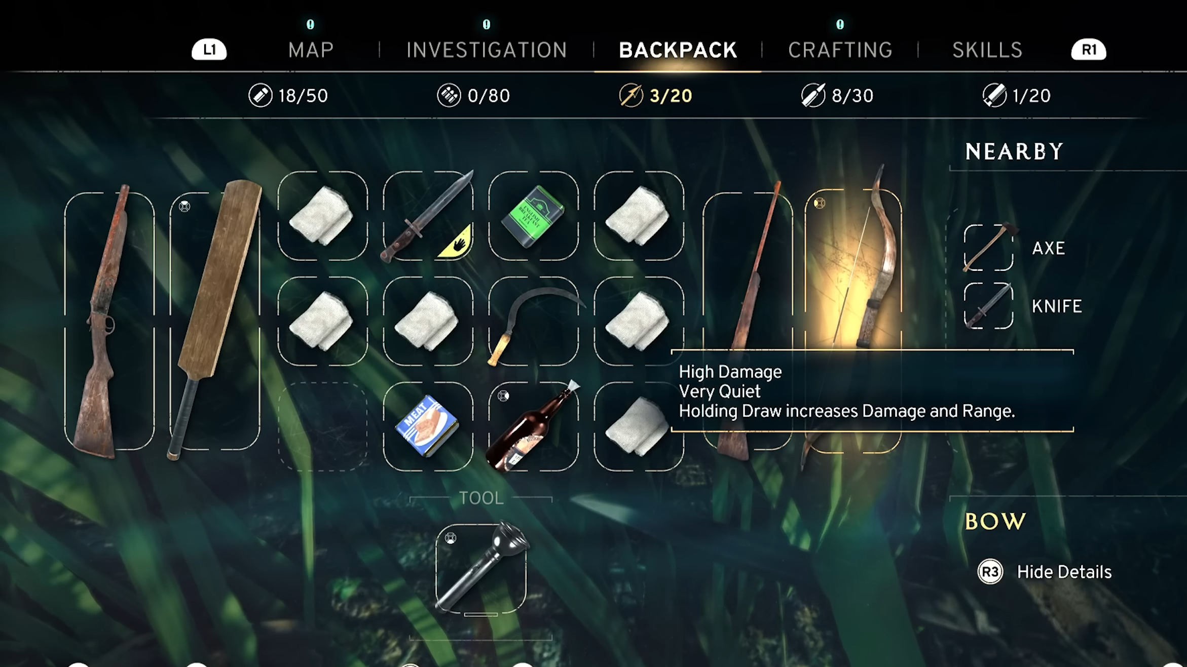 weapons in atomfall