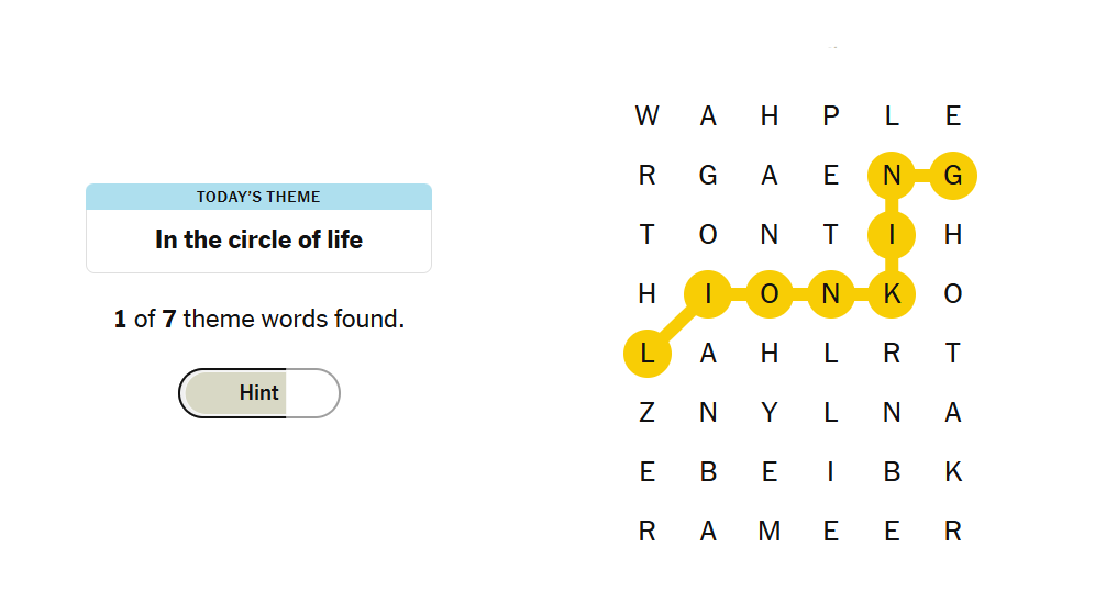 hints nyt strands 