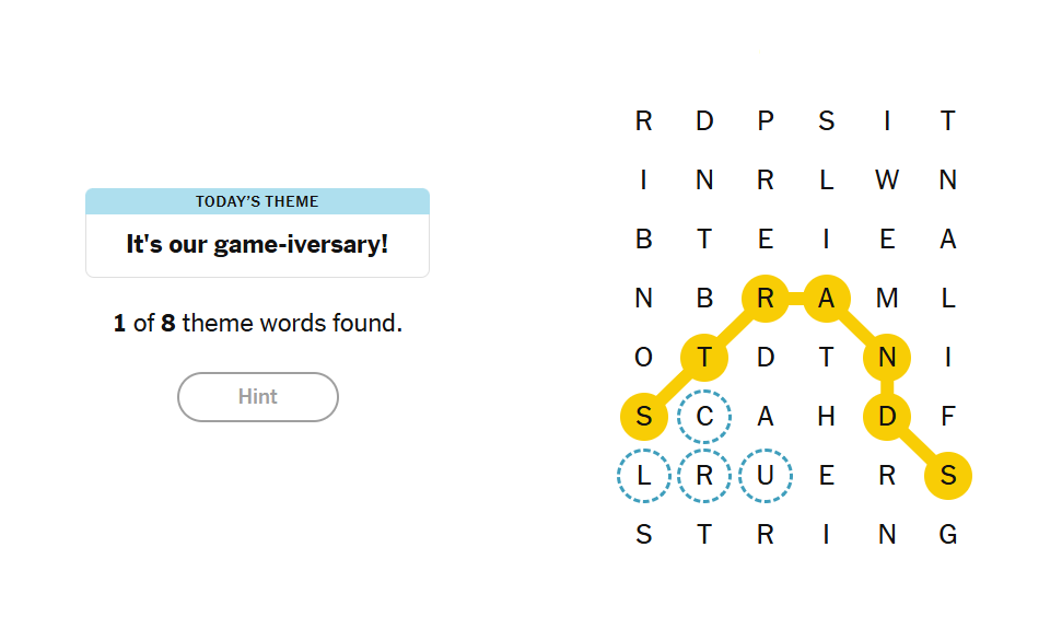 nyt strands march 4 answer