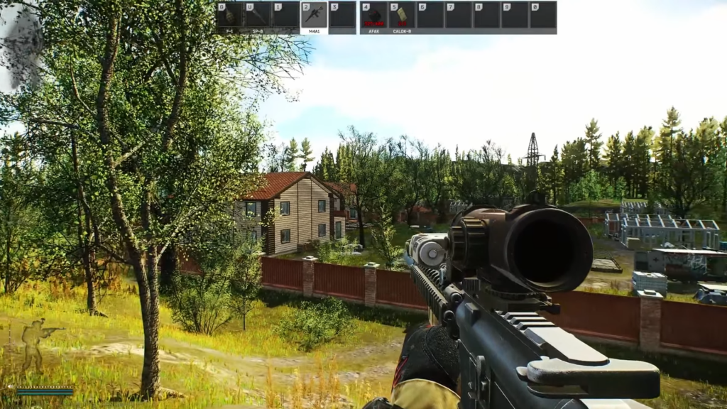 Head to the cottage in Shoreline to stash the chemical container during the Tarkov Butcher quest,