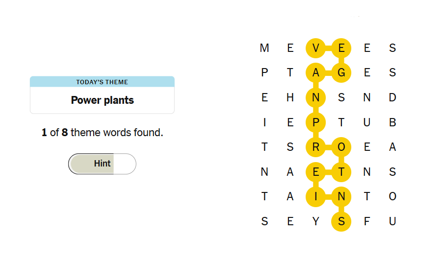 hints nyt strands