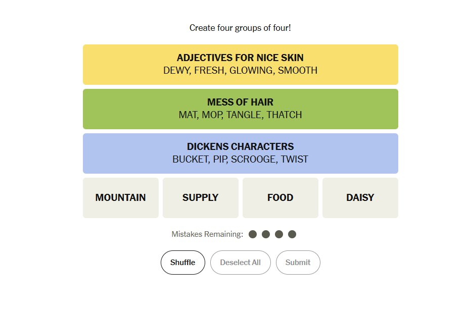 scrooge meaning nyt connections