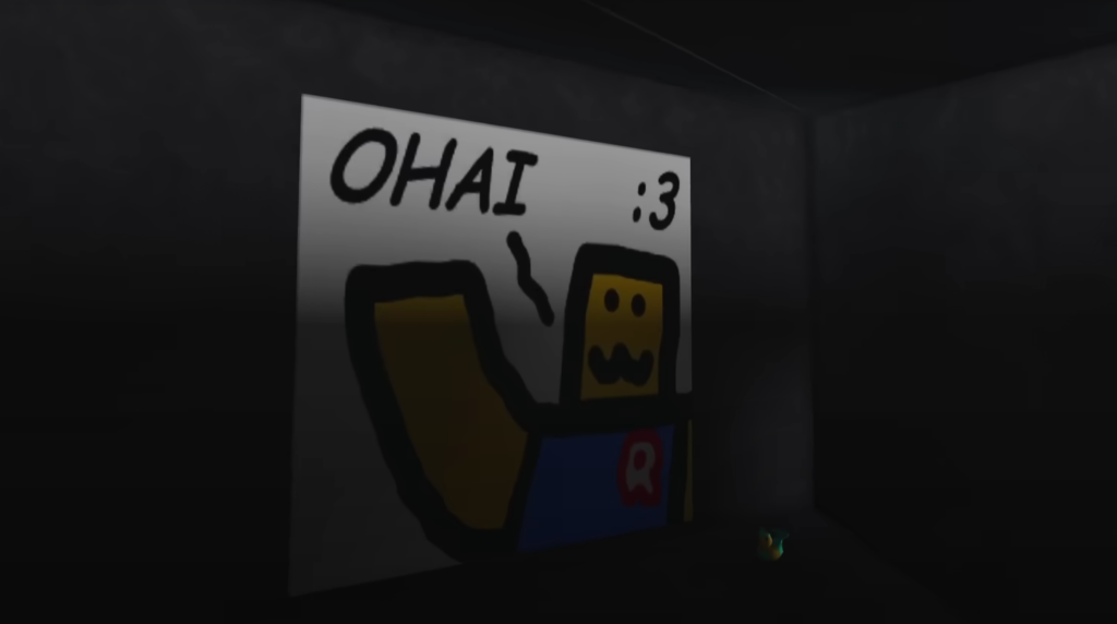 poster near mermaid duck in bloxburg