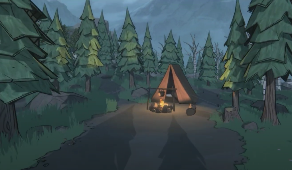 campsite in blue prince