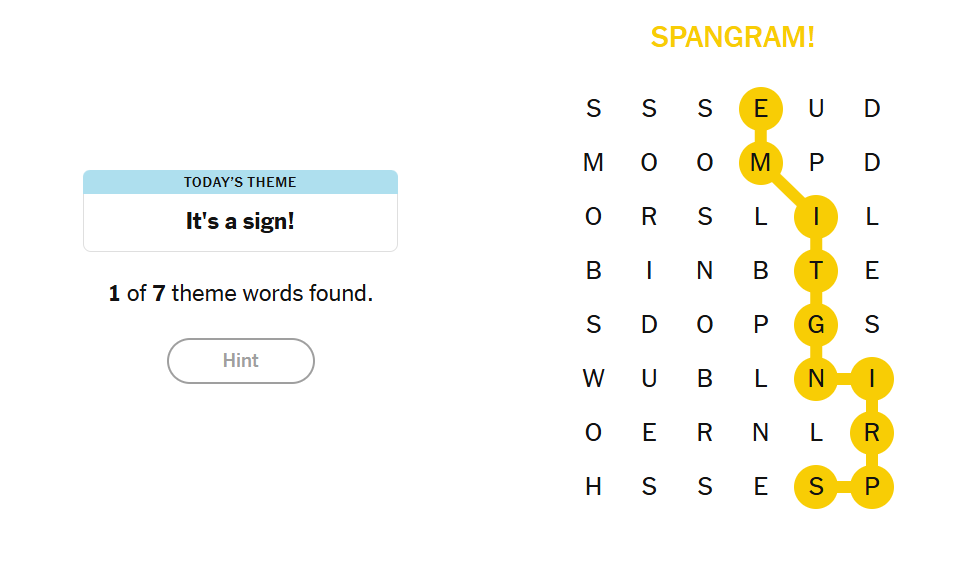 spangram nyt strands