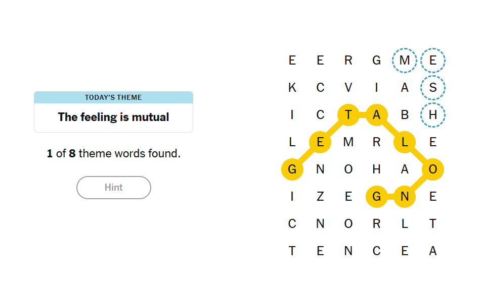 hints nyt strands