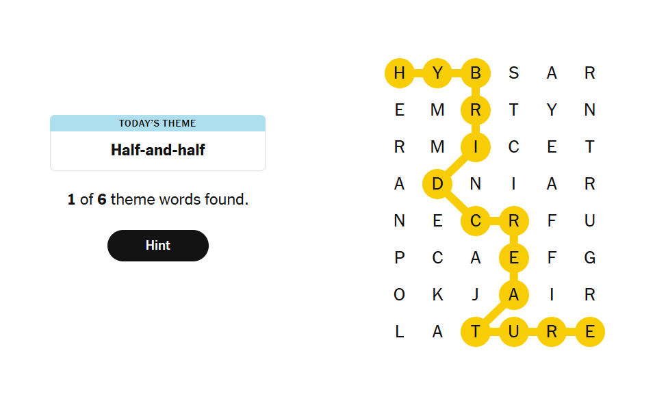 hints nyt strands