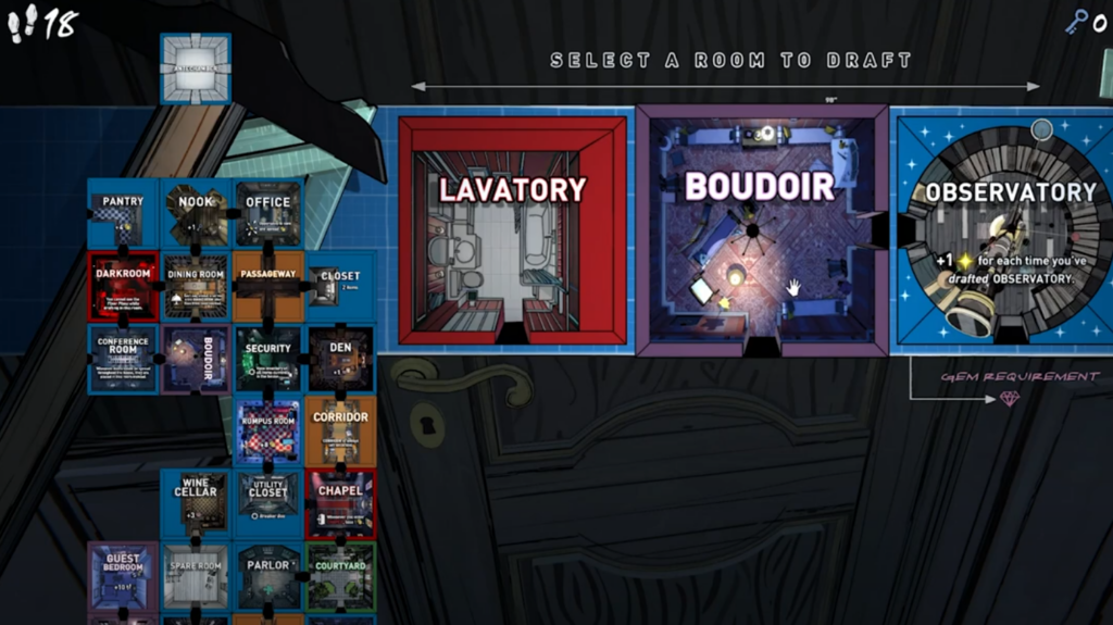 boudoir  in blue prince 