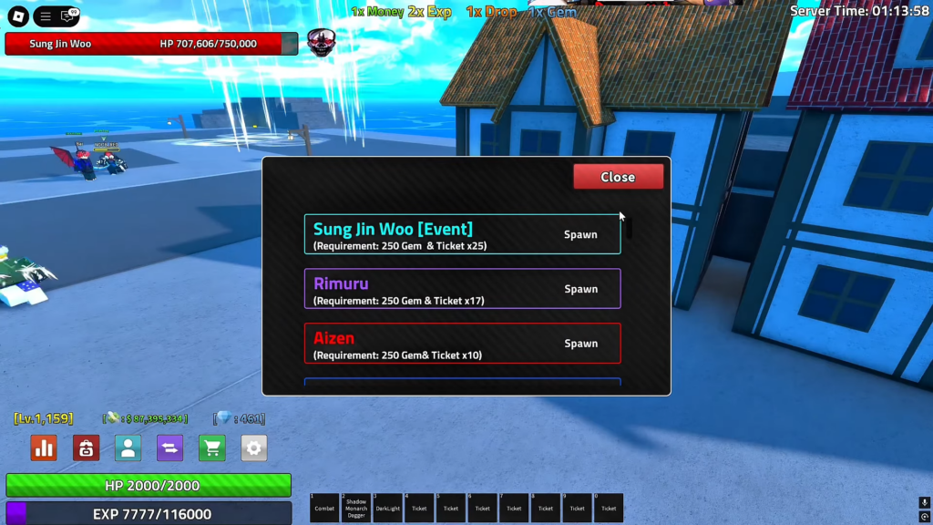 spawn boss