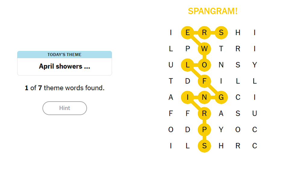 spangram nyt strands