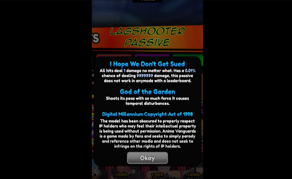 Lag Shooter Anime Vanguards