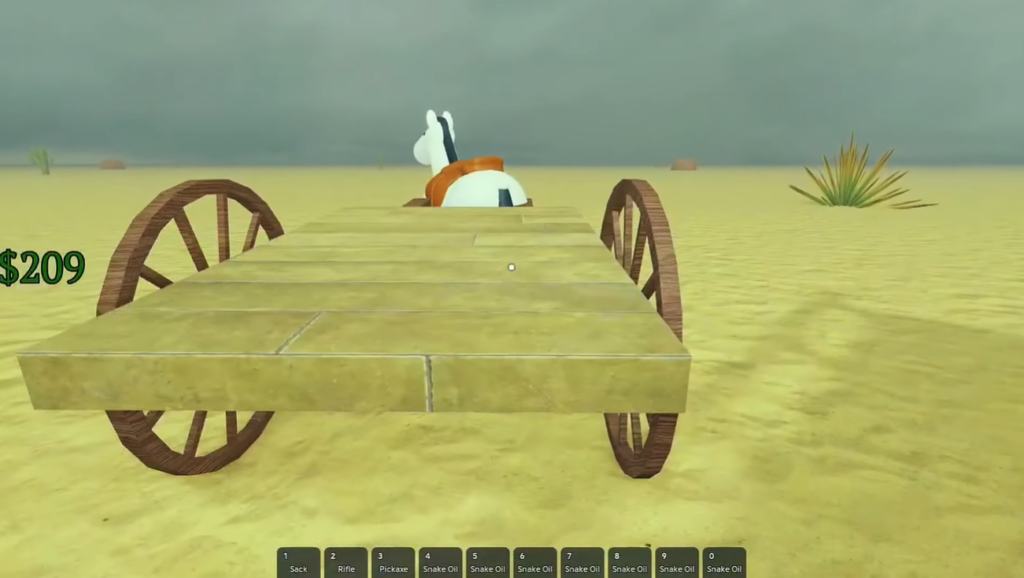 Horse Cart Dead Rails