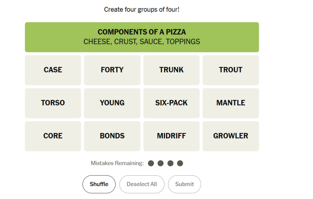 green group in nyt 
