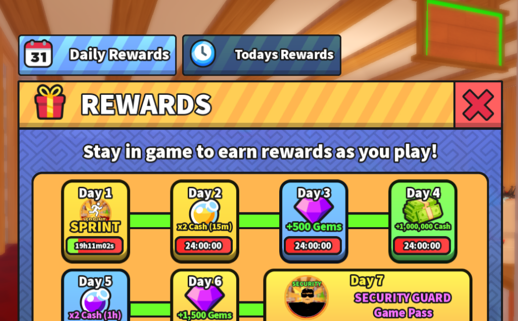 daily rewards pawn master tycoon