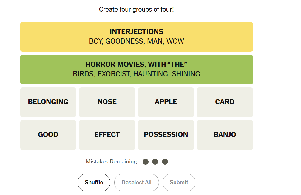 horror movies in nyt 