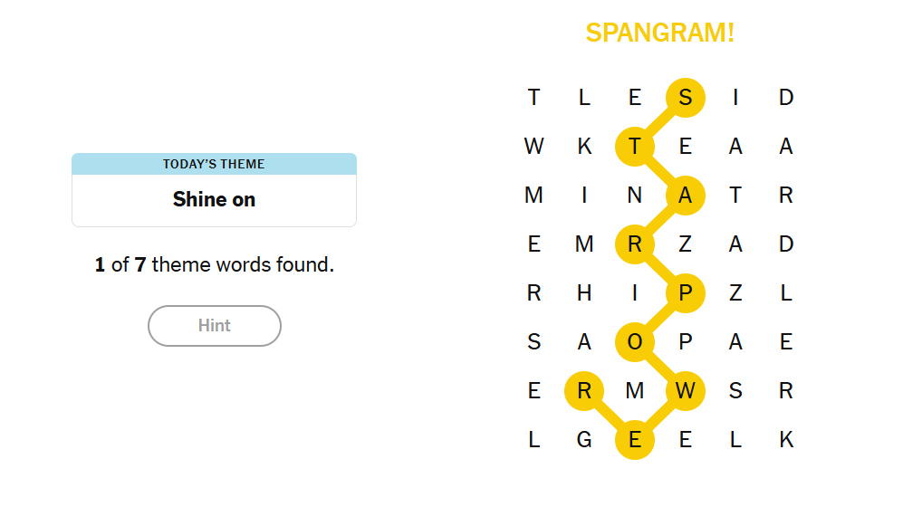 spangram nyt strands
