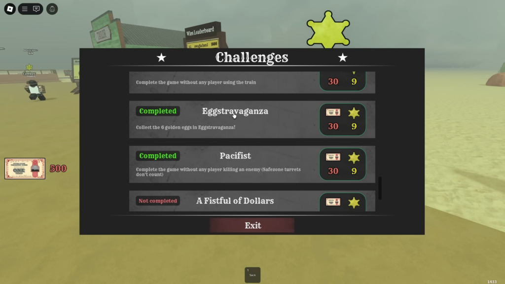 Collect Golden Eggs to complete the Eggstravaganza event in Dead Rails.