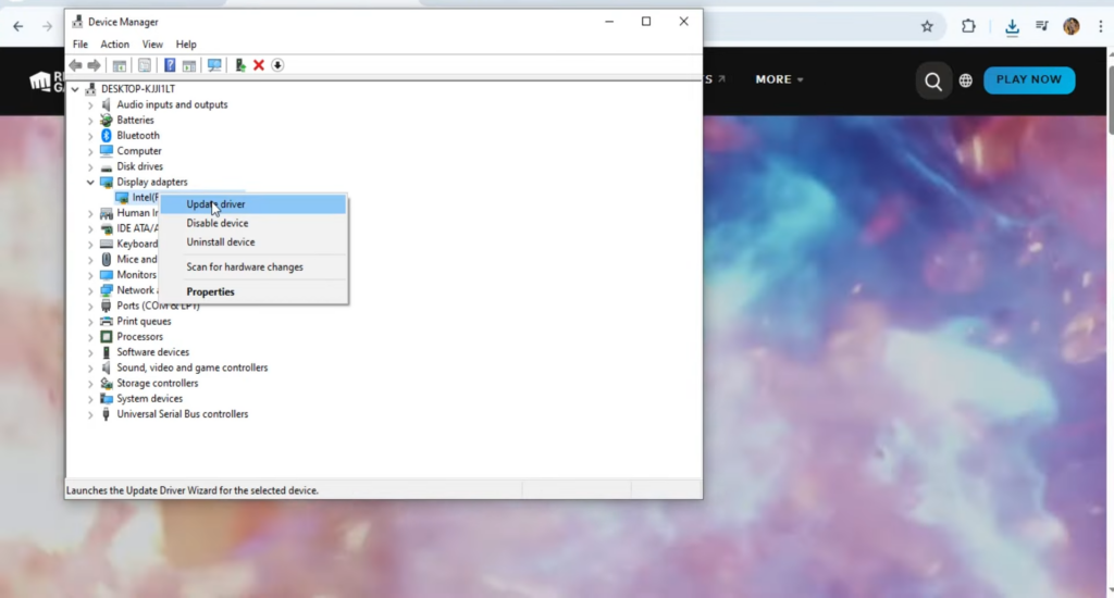 update driver 