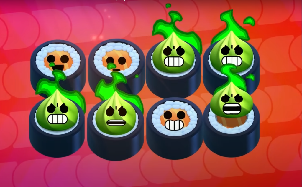 sushi roll wasabi brawl stars