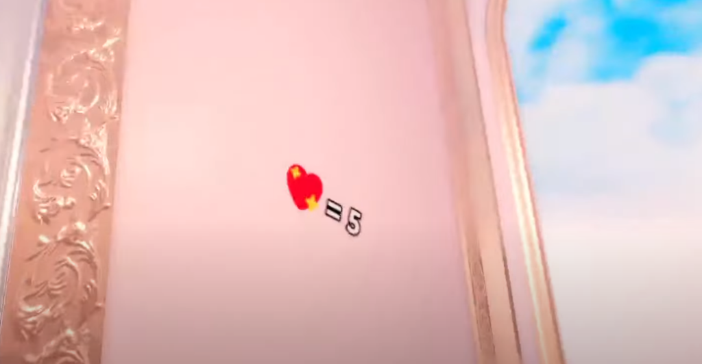 heart emoji in dti
