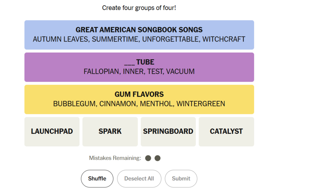 yellow group nyt 