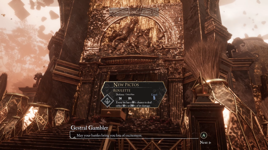 Roulette has a special effect that can halve or double your damage in Expedition 33.