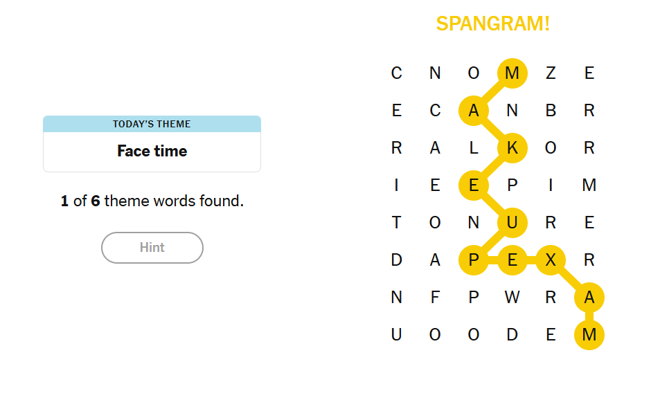 spangram nyt