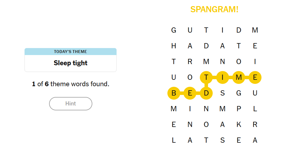 Spangram nyt strands