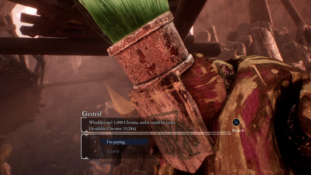 Pay 1,000 Chroma to get the Excalibur in Clair Obscur: Expedition 33. 