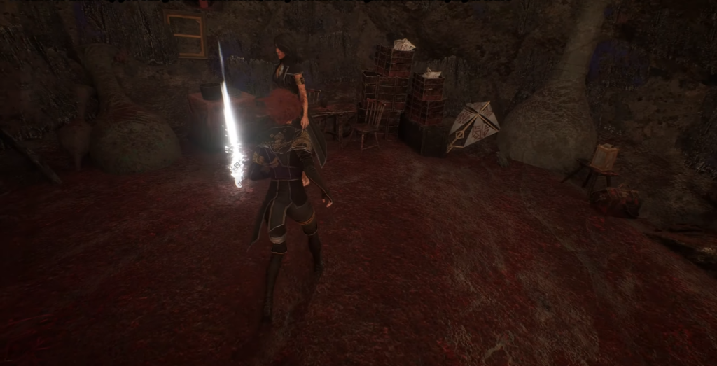 Touch the loot beam to receive rewards in Expedition 33