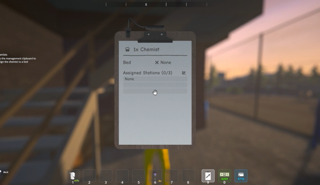 Schedule 1 Chemist Not Working