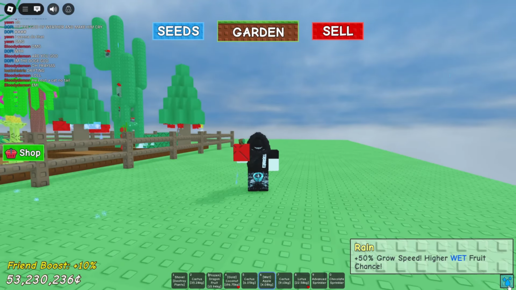 wet carrot grow a garden