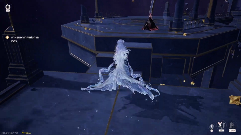 Follow the Seer while avoiding the obstacles to escape the tear in space in Infinity Nikki 