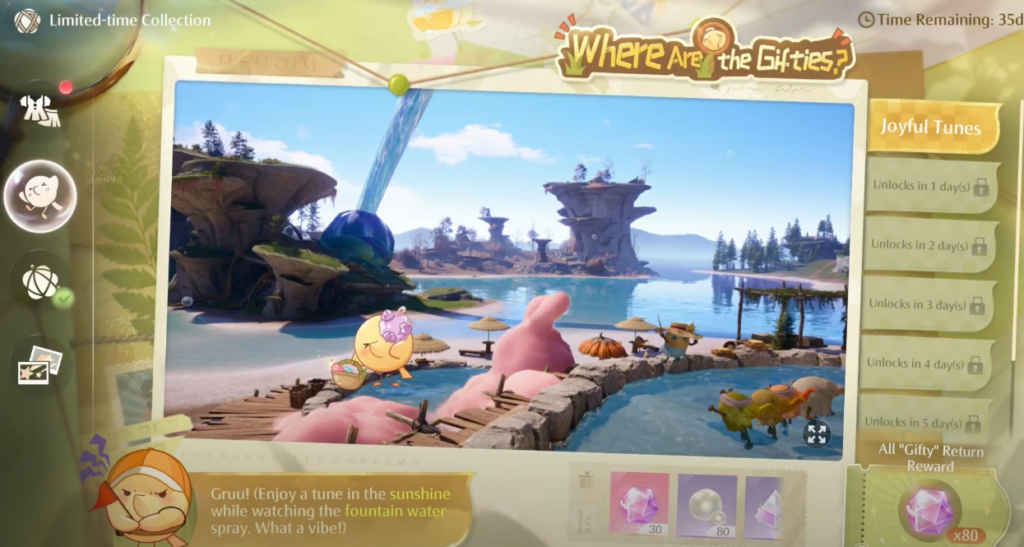 infinity nikki where are the gifties