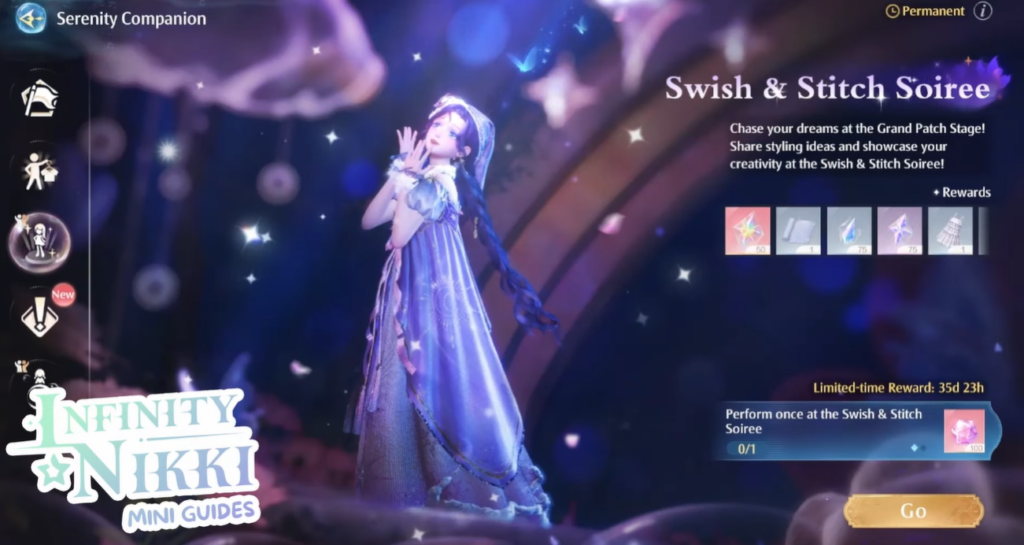 Infinity Nikki Swish And Stitch Soiree
