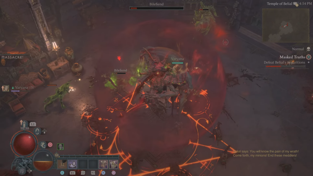 Defeat the monsters that spawn to complete the Masked Truths quest in Diablo 4.