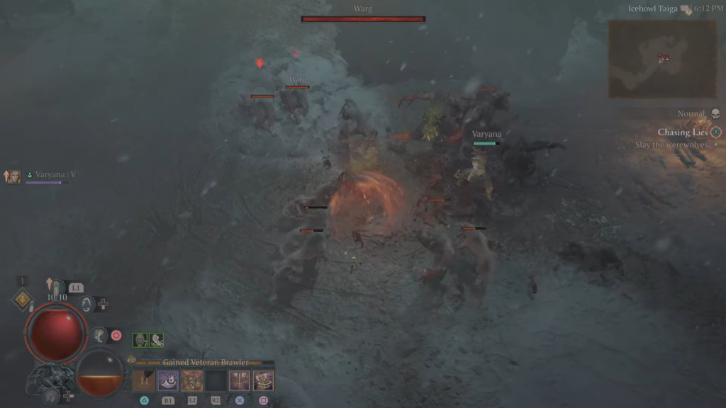 Players have to fight Werewolves while chasing Jarius during Chasing Lies quest in Diablo 4.