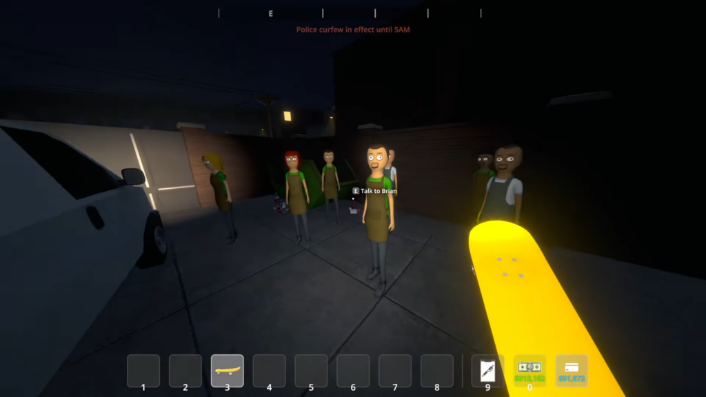 Interact with NPC in the Warehouse in Schedule 1.