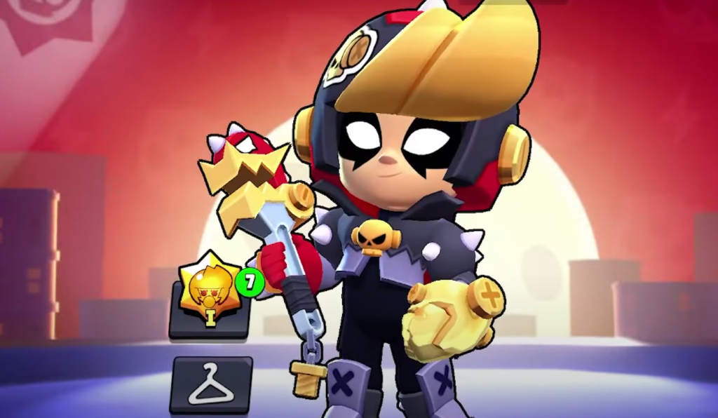 Justice Smasher Bibi skin. in brawl stars