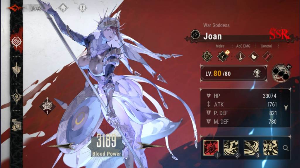 Joan is one of the strongest Vassals in Silver and Blood according to our tier list.