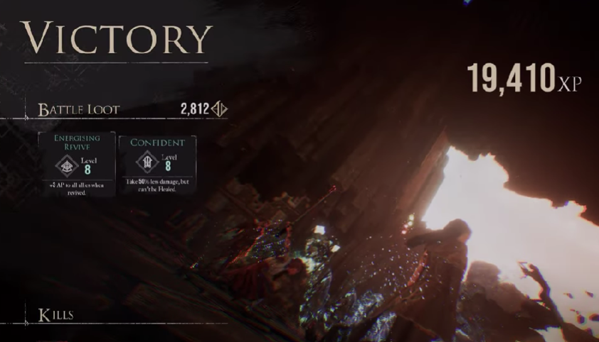 victory in the battle 