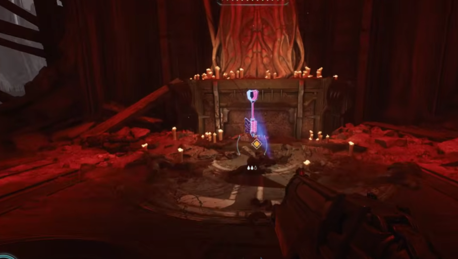 the blue key in doom the dark ages