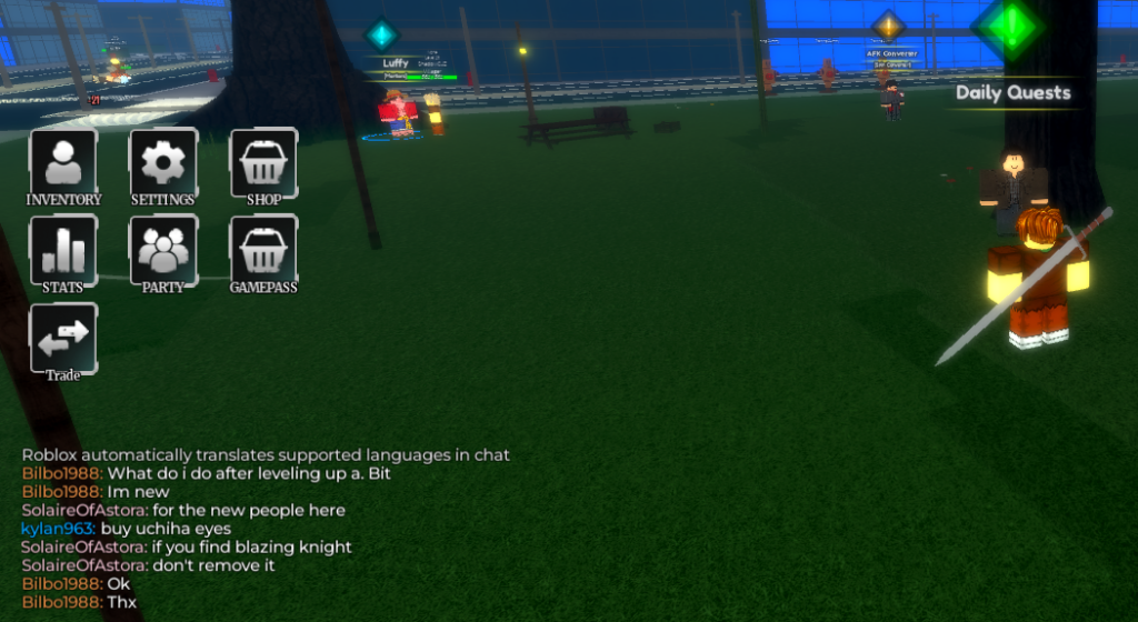 click on setting icon